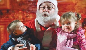 Ferruccio Solimene nei panni di Babbo Natale