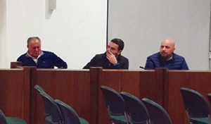 I consiglieri dell'Udc Iannaccone, Spagnuolo e Musto