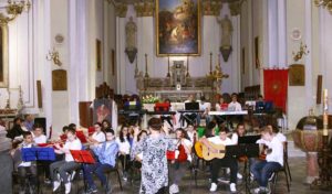 Gli alunni in concerto nella chiesa di Sant'Ippolisto