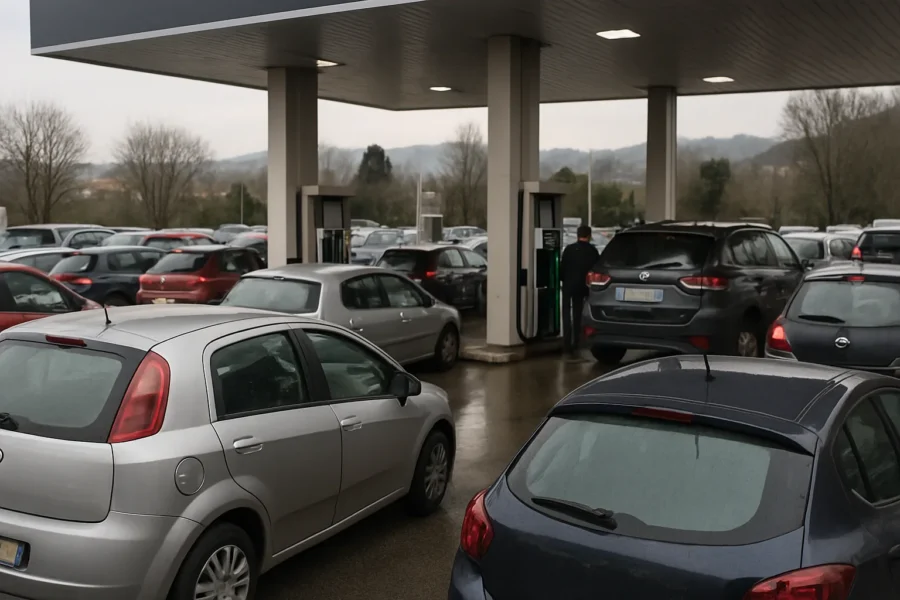 Crisi carburanti in provincia di Avellino: assalti ai distributori e paura dello stop