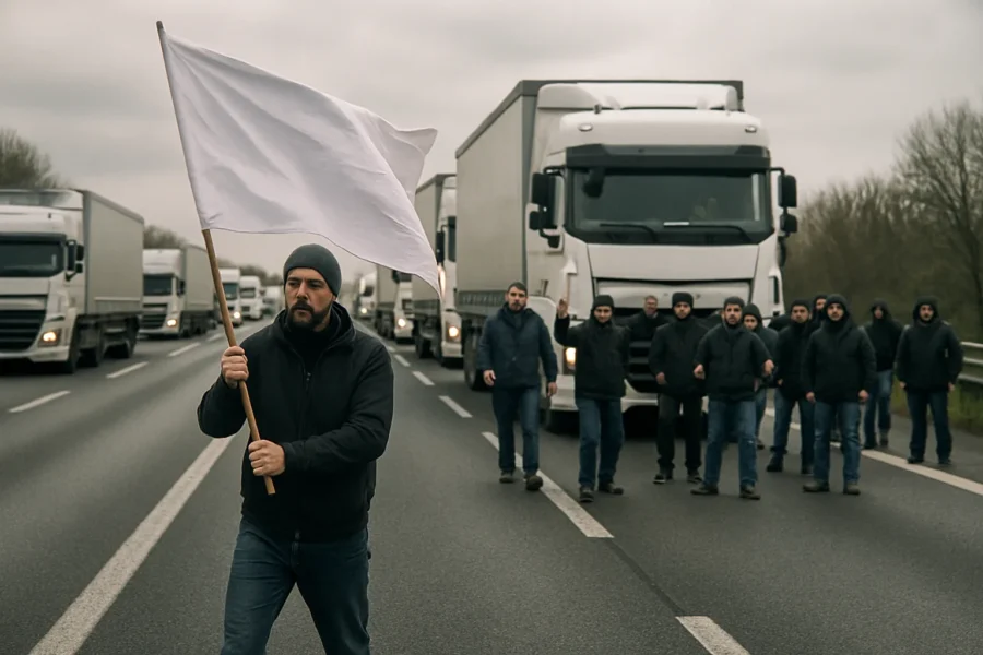Protesta degli autotrasportatori, l'Irpinia paralizzata: rischi per scuole, mense e logistica