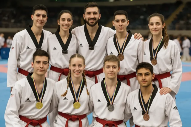 Taekwondo Avellino campione d'Italia ai Campionati Senior Cinture Rosse