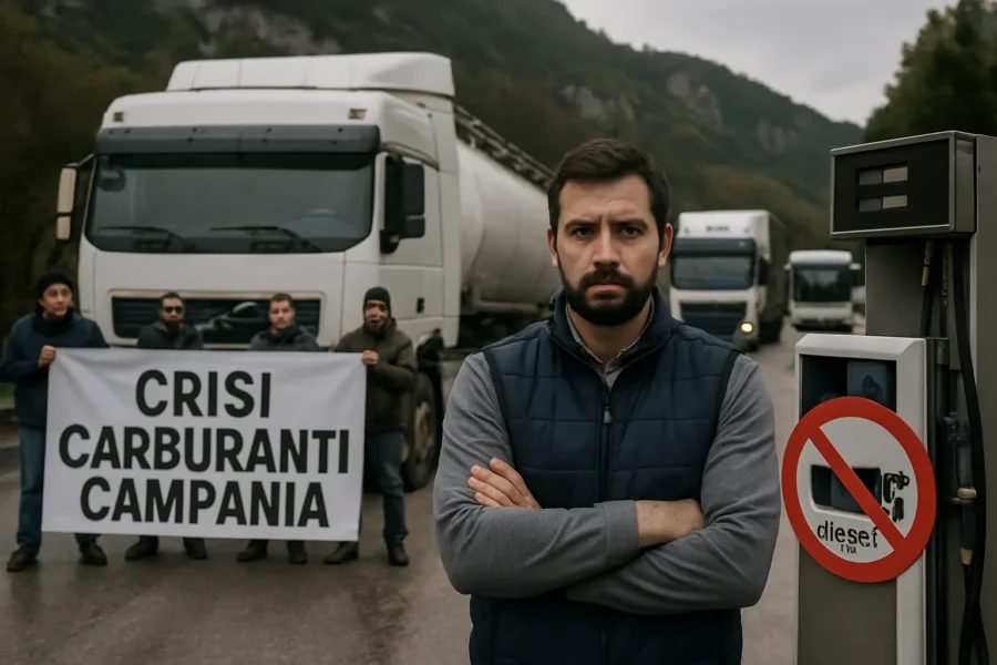 Crisi carburanti in Campania: il collasso dei servizi essenziali